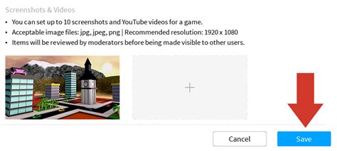 Add Game Icons and Thumbnails from Studio .